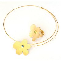 Schmuckwerk: Blüten (Collier) von Georg Spreng