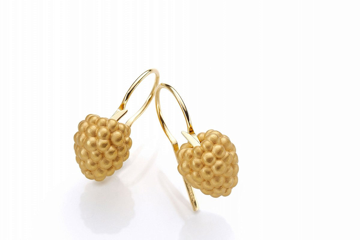Himbeeren Ohrstecker-1