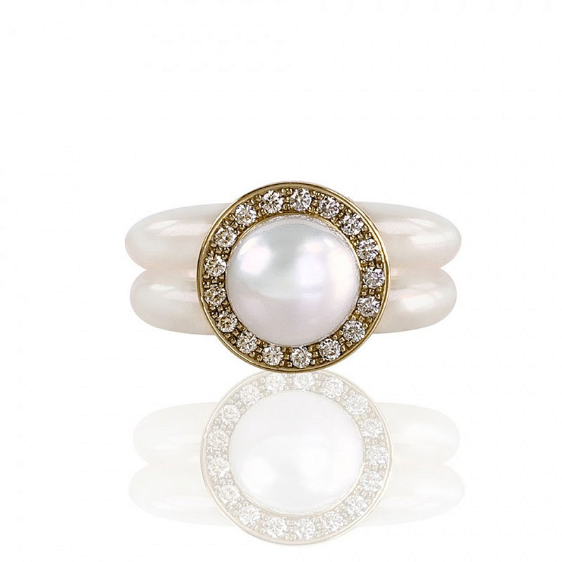 Ring Sia Perlmutt-1